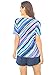 Swimsuits For All Swim 365 Women's Plus Size The Swim Tee - 26/28, Blue Painterly Leaves