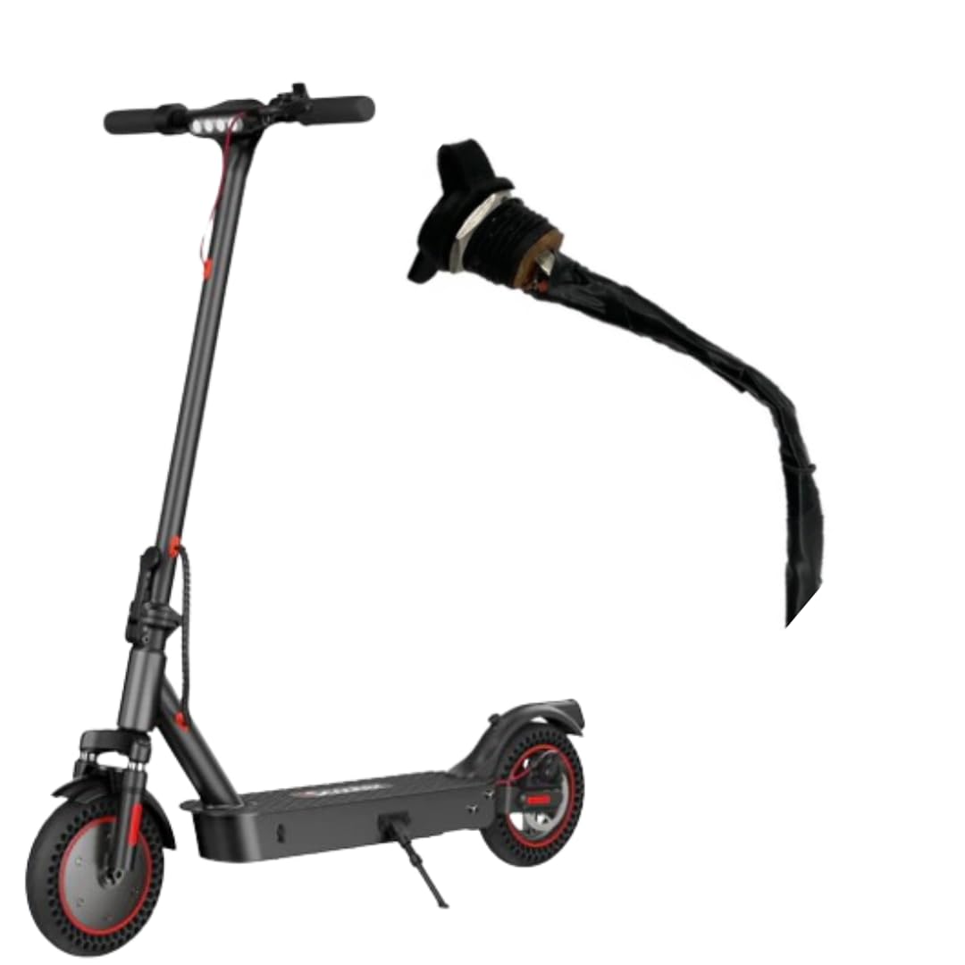electric scooter charging port iScooter E9D/E9 Pro/E9T/i9/i9Pro/i9Plus/i9max Charging Port reliable and replacement compatible with iScooter E9D/E9 Pro/E9T/i9/i9Pro/i9Plus/i9max