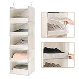 5-Shelf Hanging Closet Organizers