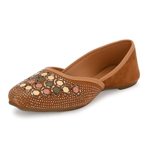 Image of Flavia Womens Flv07 Ballet Flat | Ethnic Shoes | Wedding Footwear | Fashionably Stylish for Everyday wear