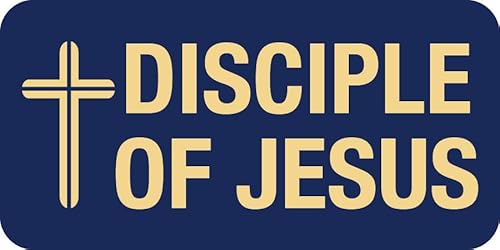 Disciple of Jesus Church Magnetic Badges with Cross