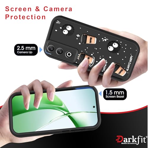 Image of Back Case Cover Compatible with OnePlus Nord CE 4 5G | Cute Fun Cartoon Ball 3D Coffee Silicone Case | Body Protection | Camera Protection | Shock Proof | Color Black | Pack of 1