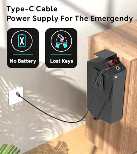 QINGENO Quick-Access Mounted Nightstand Handgun Gun Safe Review