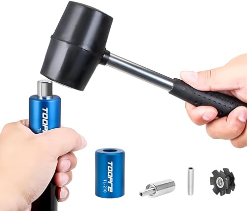 Bicycle Fork Star Nut Setter Headsets Star Nut Installation Nut Adjustment Tool for 22.2 25.4 28.6 mm, Blue, standards - Image 3