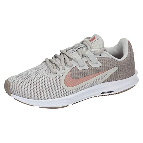 Nike Women s Downshifter 9 Sneaker, vast Grey Rust Pink-Pumice-White, 8 Regular US