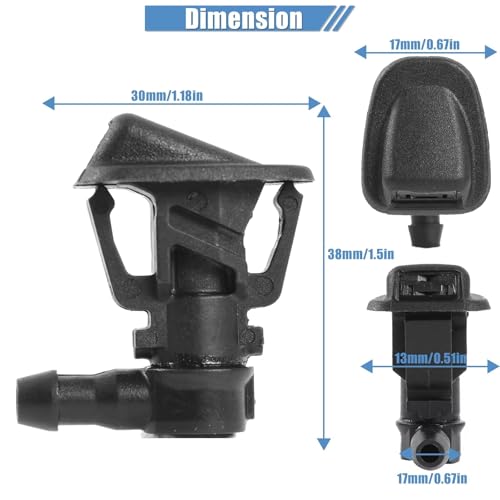 Buse de lave-glace pour remplacer pièce 68164356AB défectueuse - 3