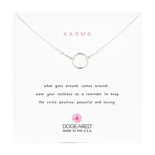 Dogeared Karma Necklace - Sterling Silver
