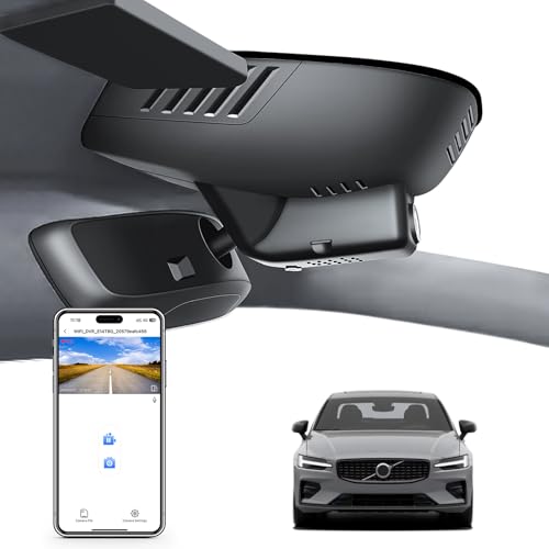 Dashcam Volvo S60 pour sécuriser vos trajets en famille avec look OEM discret