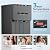 EUHOMY Self Cleaning Bottom Load Water Dispenser, Hot Cold Warm Water Cooler with Child Safety Lock & LED Indicator, Water Dispenser for Home Office Apartment, Black