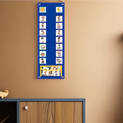 Tableau de routine visuelle pour apaiser le quotidien des petits