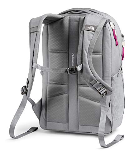 The North Face Women's Jester Backpack, Meld Grey Dark Heather/Dramatic Plum, One Size