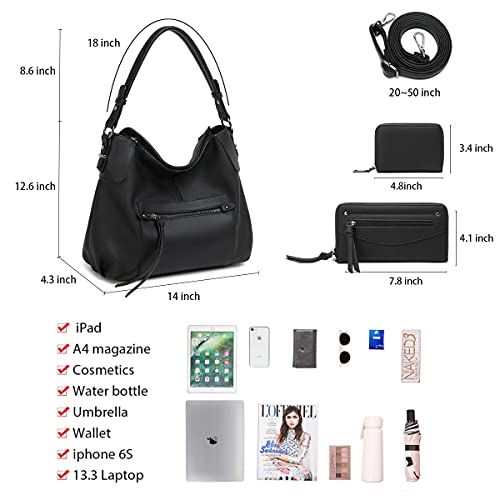 Image of lapsting Hobo Bags for Women Handbags Purse Ladies Boho Shoulder Bag Crossbody Purses Faux Leather