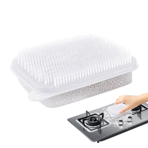 Cepillo para limpiar verduras y alimentos | Limpiador de doble cara para hortalizas | Escobillón para frutas y utensilios de cocina, ollas, vajillas y placa de cocción | Accesorio casa para