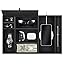 Boshiho Lederen dienblad, valet lade koeienhuid lederen catchall muntlade voor sleutel verandering caddy, nachtkastje kleine lade sleutel telefoon sieraden opslag container doos (lichtbruin
