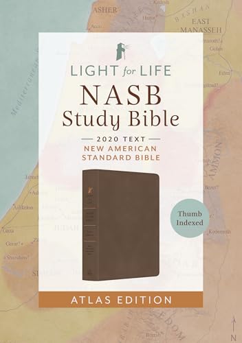 The Light for Life NASB Study Bible--Atlas Edition [Thumb Indexed] (Mocha Brown)