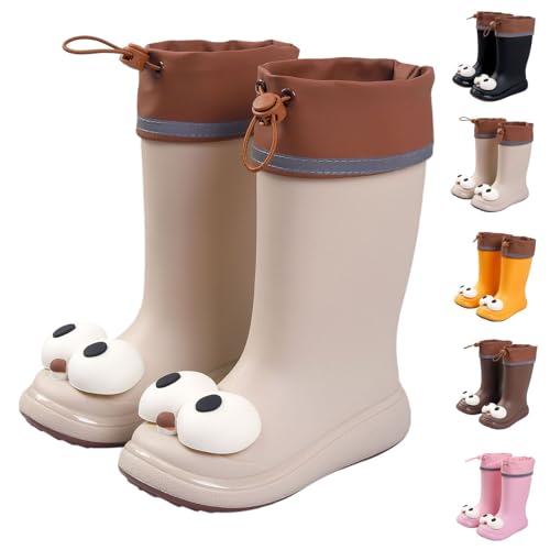 Bottes en caoutchouc enfants de pluie chaudes pour sauter dans les flaques