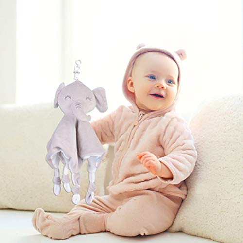 Toyvian Animal de PelÃºcia Cobertor de SeguranÃ§a Elefante Infantil BerÃ§Ã¡rio Personagem Cobertor T