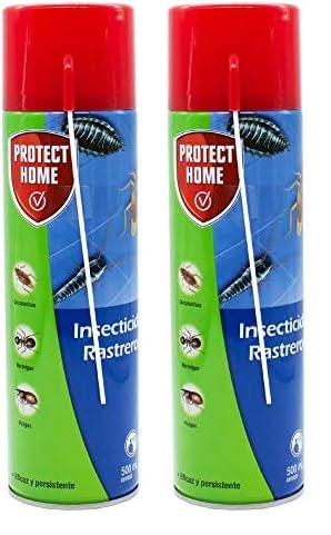 Insecticida doméstico de acción inmediata contra cucarachas, hormigas e insectos rastreros (Paquete de 2)