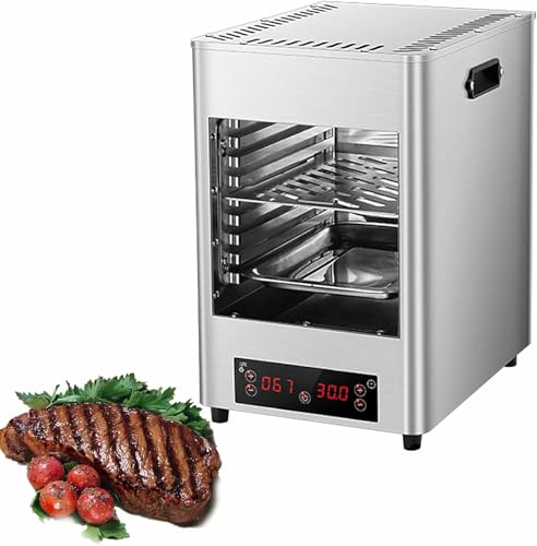 8-Story Electric Barbecue Grill, Commercial/household Countertop Oven, 0 To 30 Minute Timer, 800 ° C Heating Temperature, Automatic Barbecue Grill, LCD Touch Screen, FRE