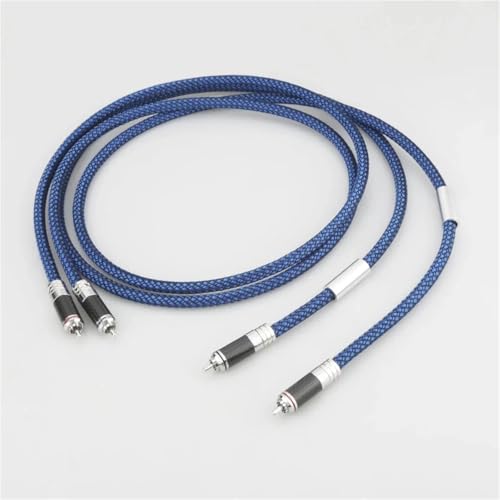 Cable RCA plateado 0.5M para audio miniatura 3