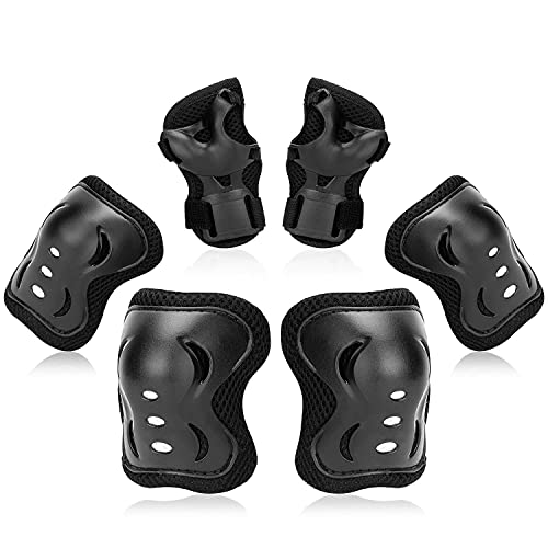 Kids/Youth Knee Pads Elbow Pad Wrist Guards Protective Gear Set for Child Roller Skates Cycling Bike Skateboard Inline Skatings Scooter Riding BMX bike And Other Outdoor Sports Activities