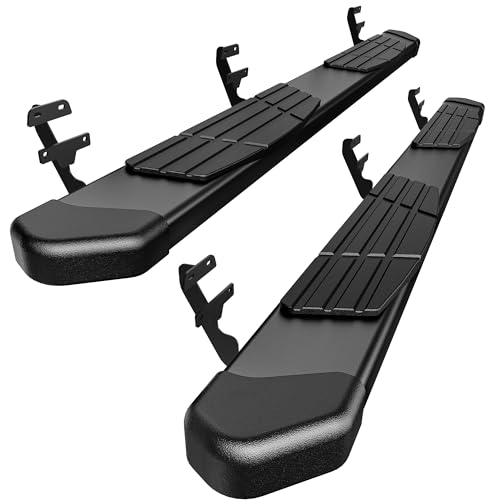 YITAMOTOR 6 Inch Running Boards Side Steps Compatible with 2015-2025 Ford F150 SuperCrew Cab, 2017-2024 F250 F350 Crew Cab - Textured Black Step Rails Nerf Bars