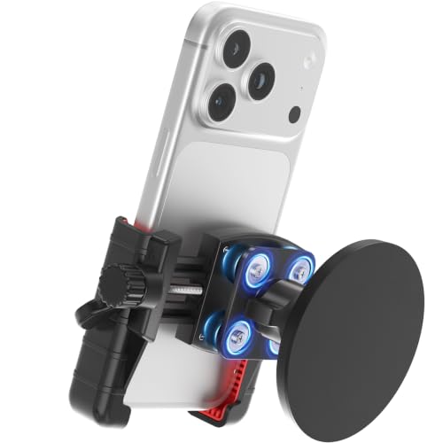 Magneitc Motorcycle Shockproof Phone Mount,Anti Vibration Motorbike Stand