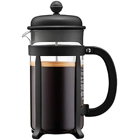 Bodum 1908-01 Java Kaffeebereiter, 8 Tassen, 1 L, Mehrlagig, schwarz, 10,6 x 16,3 x 24,5 cm Cover