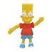 NJ Croce Bart Simpson Bendable Action Figure Collectible, 4.5"
