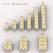 YUJHITP 100pcs Tan Classic Building Blocks, Compatible with LEGO, Age 6+
