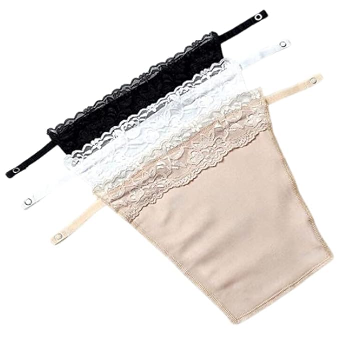 vivatra Camisole For Women - UltraComfort Cleavage Cover For Women- Set of 3 (Free size), Deep Neck Cover Up inners, Adjustable Coverage for a Flawless Look - Multicolor-picture-28