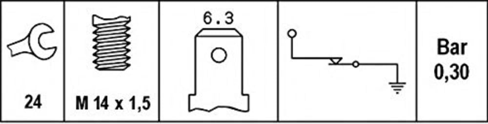 Interruttore Pressione Olio HELLA 6ZL 003 259-481 - 12V, M10x1, Per Auto - Foto 11