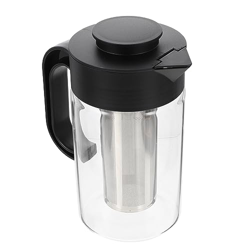 OFFSCH Jarra De Para Agua Fría y Té Frío Capacidad De 1000ML Diseño Moderno Con Filtro De Acero Inoxidable Ideal Para Cocina y Bebidas Refrescantes