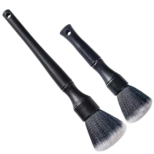 Coltree Ultra-Soft Car Detailing Brush Set Scratch-Free Cleaning Brushes for Interior and Exterior Air Vents Dashboard Wheels Engine Bay and Leather Surfaces