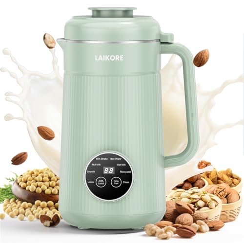 Nut Milk Maker Machine - 40oz Automatic Almond Oat Soy Milk Maker with 24h Delay Start, Auto Clean,...