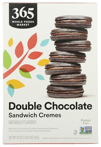 365 by Whole Foods Market, Double Chocolate Sandwich Cremes, 20 Ounce