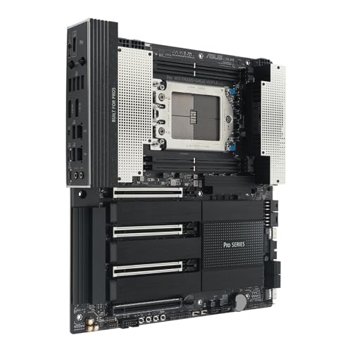 Image of MICRO CENTER AMD Ryzen Threadripper 9970X CPU Processor with ASUS Pro WS TRX50-SAGE WiFi A sTR5 CEB Workstation Motherboard (Robust 20 Power-Stage Design, USB4, Multi-GPU Support)