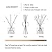 HEKOY Lavender Reed Diffuser 30ml Scented Sticks Oil Diffuser Room Fragrance Aroma for Home and Office