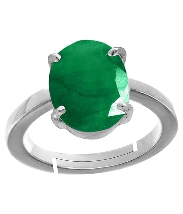 Bague émeraude zambienne 2,25 carats et argent sterling, cadeau idéal mixte