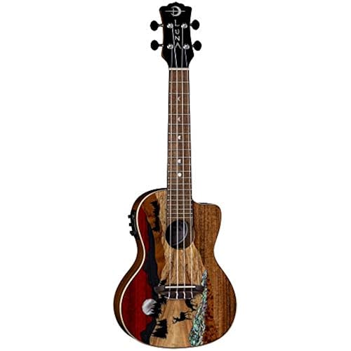 Luna Vista Deer Concert Acoustic/Electric Ukulele