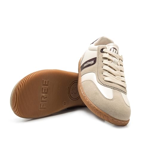 Mtng Para Mujer. 60902 Zapatillas Free Aria Beige (38), Plano, Cordones, Casual - 4