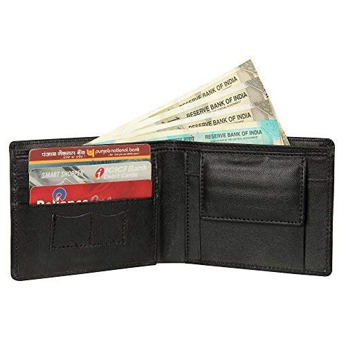Image of Amicraft Men's Combo Pack of Wallet & Belt, Formal & Casual Reversible Belt |Free Size Upto 44 Inches|