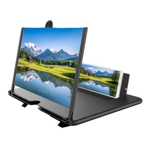 Yjkedfh Amplificador De Pantalla para Teléfono Móvil - Amplificador De Mesa 3D Alta Definición | De Pantalla para Teléfono Celular - para Niños Ancianos Noche De Cine Hogar Viaje Descanso
