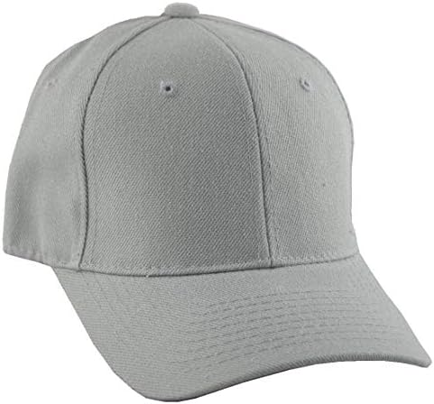 Fitted Baseball Cap 7 1/2 - Decky Acrylic Hat In 12 Colors | Casual & Formal Wear Accent - View #6