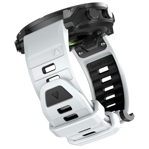 Image of OVERSTEP Compatible with Fenix 8 47mm Watch Bands, 22mm Soft Siliocne Strap for Garmin Fenix 5 /Fenix 5 Plus /Fenix 6 /Fenix 6 Pro /Fenix 7 Smartwatch
