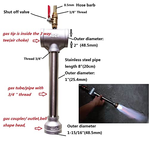 16KG(35lbs) Large Metal Melting Furnace Dual Burner with Graphite Crucibles(16KG/35lbs&6KG/13lbs), Foundry Home Kiln Smelting Furnace Kit with Casting Tools for Refining Recycle Brass Gold Silver by LSMIITTH - Image 4