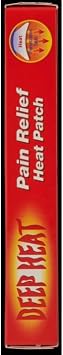 Deep Heat Pain Relief Heat Patches | Pain Relief with Heat Therapy | 4 Patches (Pack of 2)