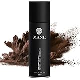 Mane Micro-Mineral Hair Thickening Spray & Root Touch Up Spray, Instant Volume & Root Cover Up for Thinning or Fine Hair, Lightweight Buildable Coverage for Men & Women, Dark Brown, 200 ml