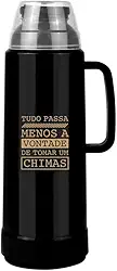 Mor - Garrafa Térmica Use Farroupilha 1 Litro Preta