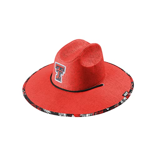 Image of Texas Tech Red Raiders NCAA Team Color Straw Hat